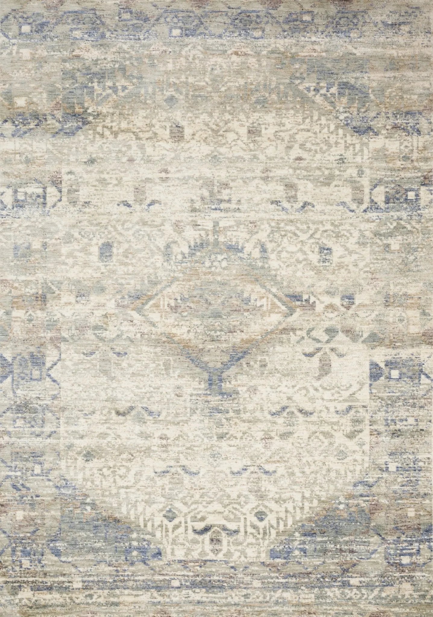 Revere REV 06 Ivory Blue Rug - Baconco