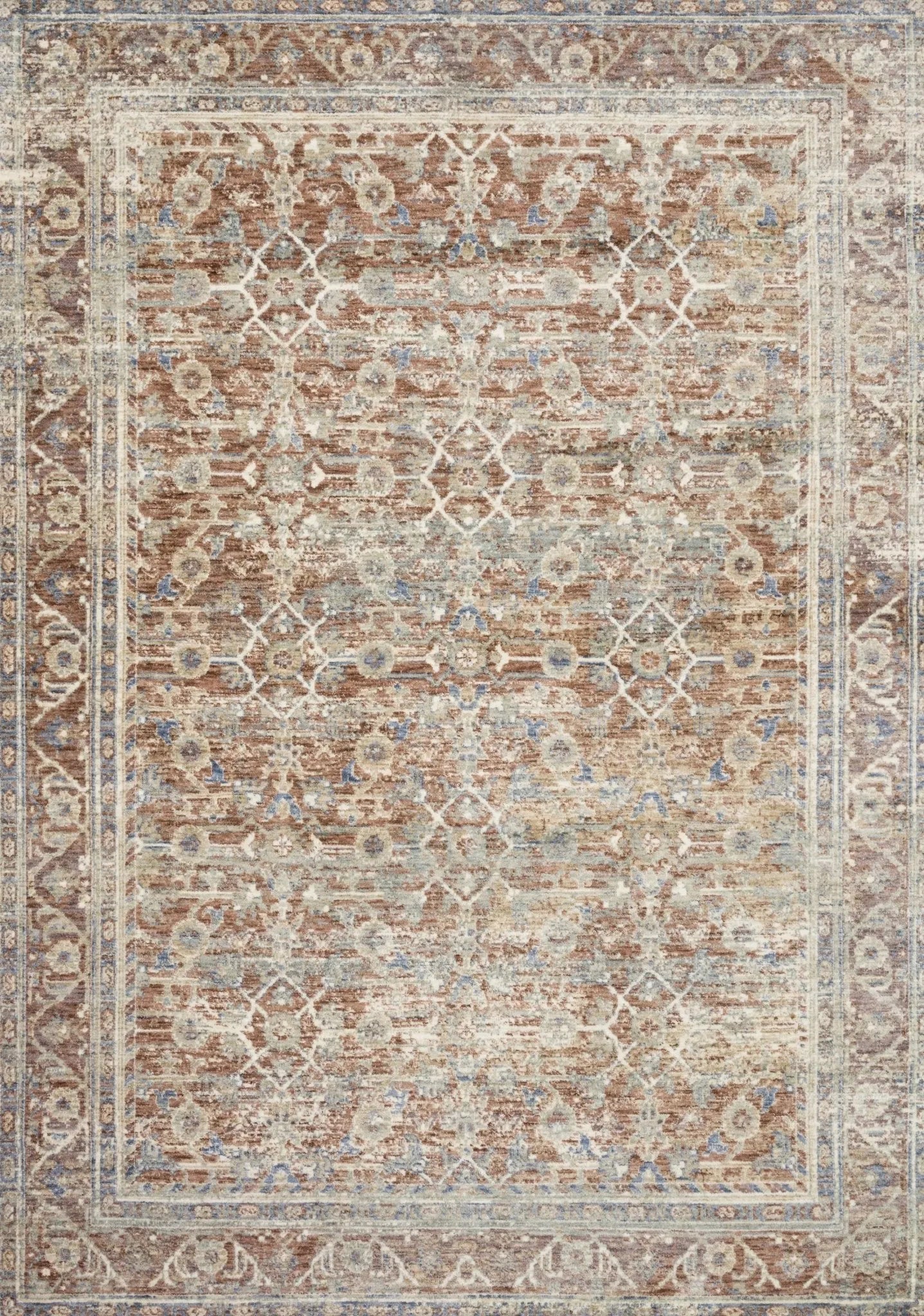 Revere REV 07 Terracotta Multi Rug - Baconco