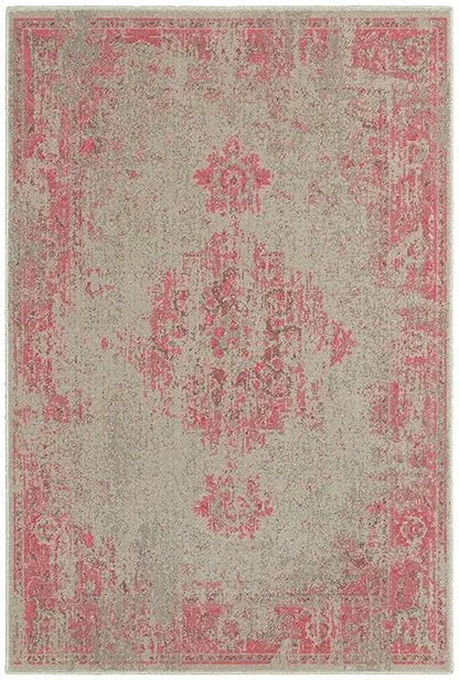 Revival 6330F Grey Pink Rug - Baconco