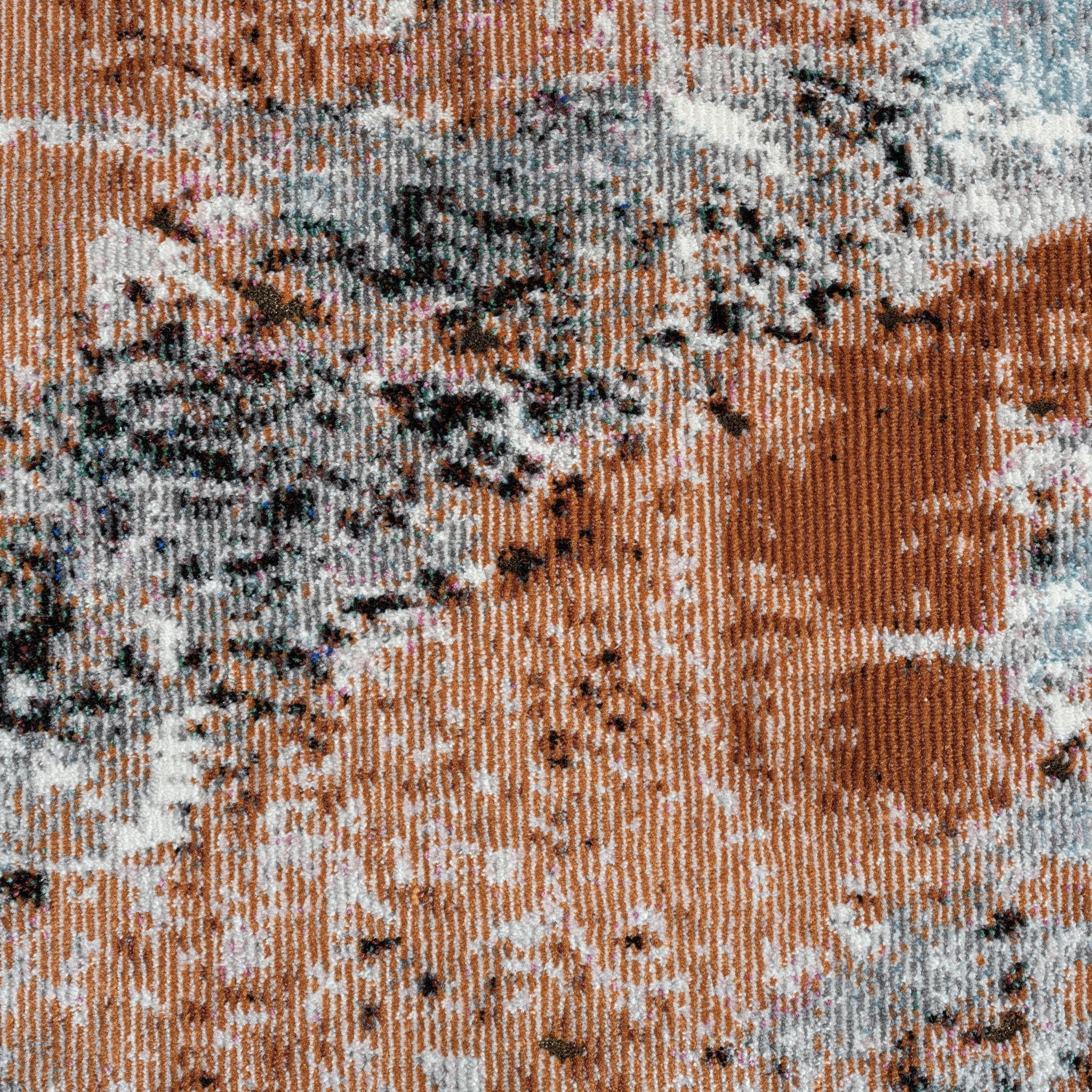 Revolution Lr81801 Light Blue/Orange Rug - Baconco