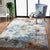 Revolution Lr81803 Orange/Blue/White Rug - Baconco