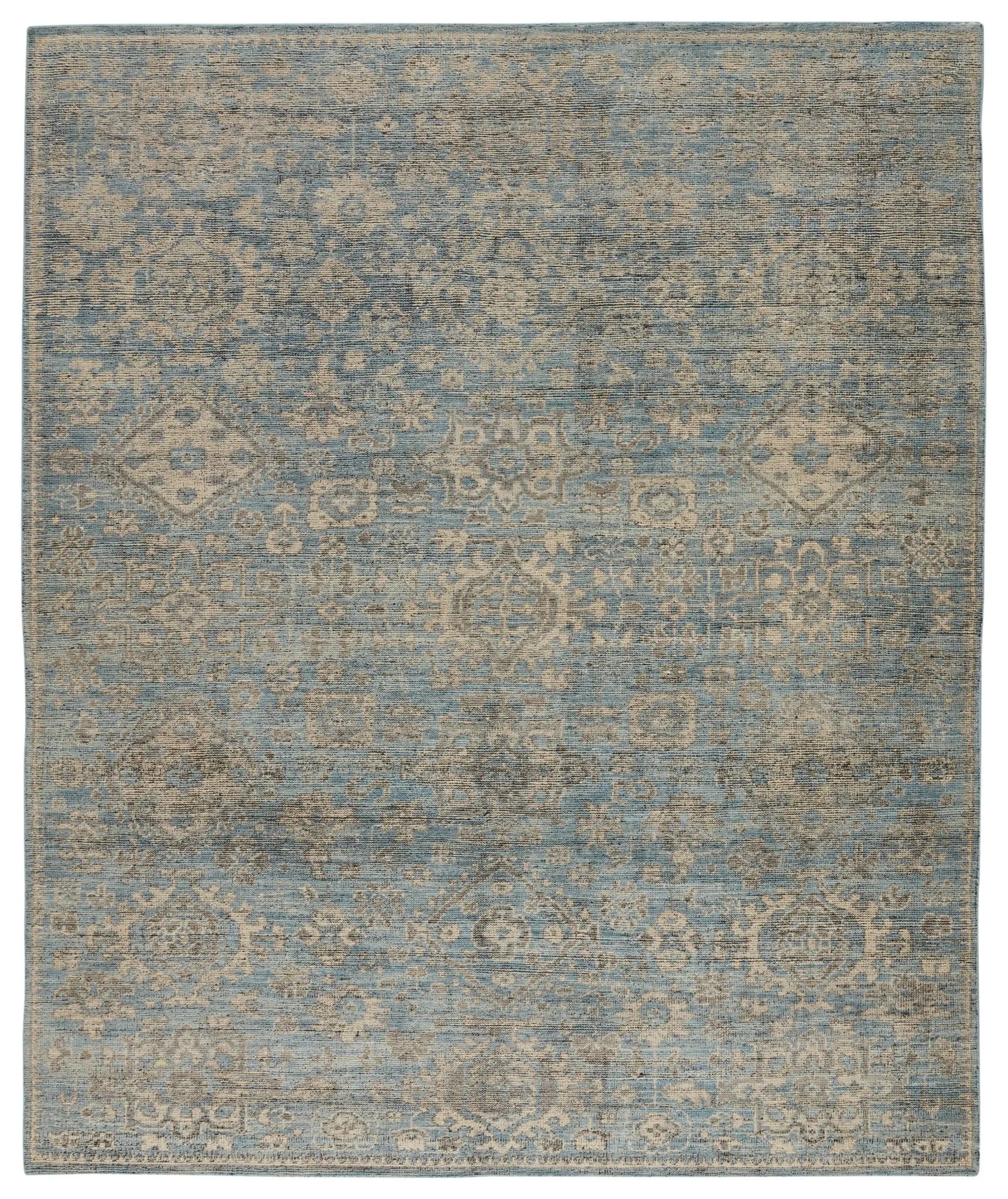 Rhapsody Rha07 Faena Blue/Cream Rug - Baconco