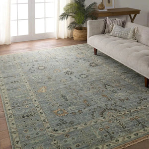 Rhapsody RHA11 Green/Cream Rug - Baconco