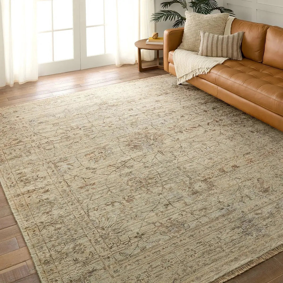 Rhapsody RHA12 Green/Grey Rug - Baconco