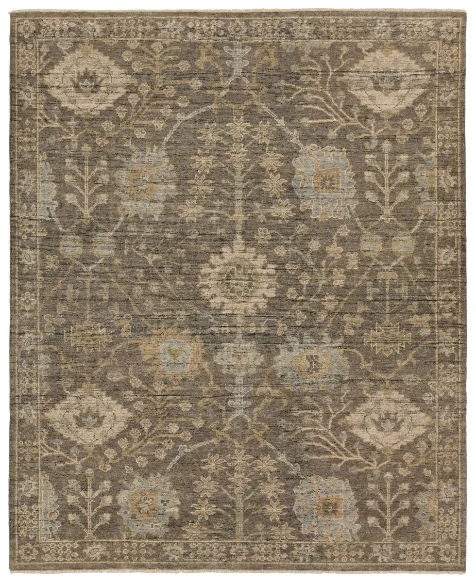 Rhapsody RHA16 Grey/Brown Rug - Baconco