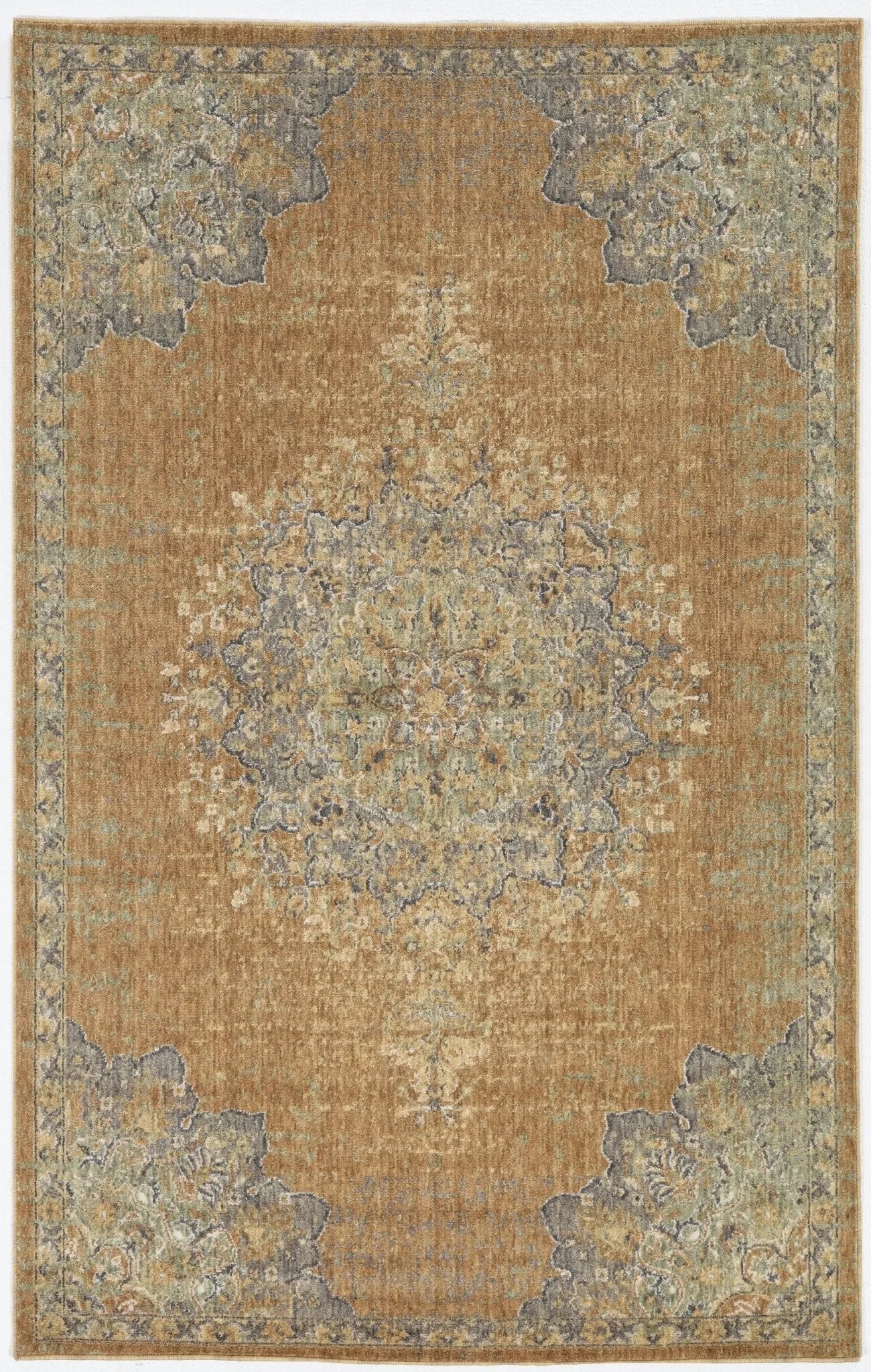 Ria 6824 Elegance Coffee Rug - Baconco