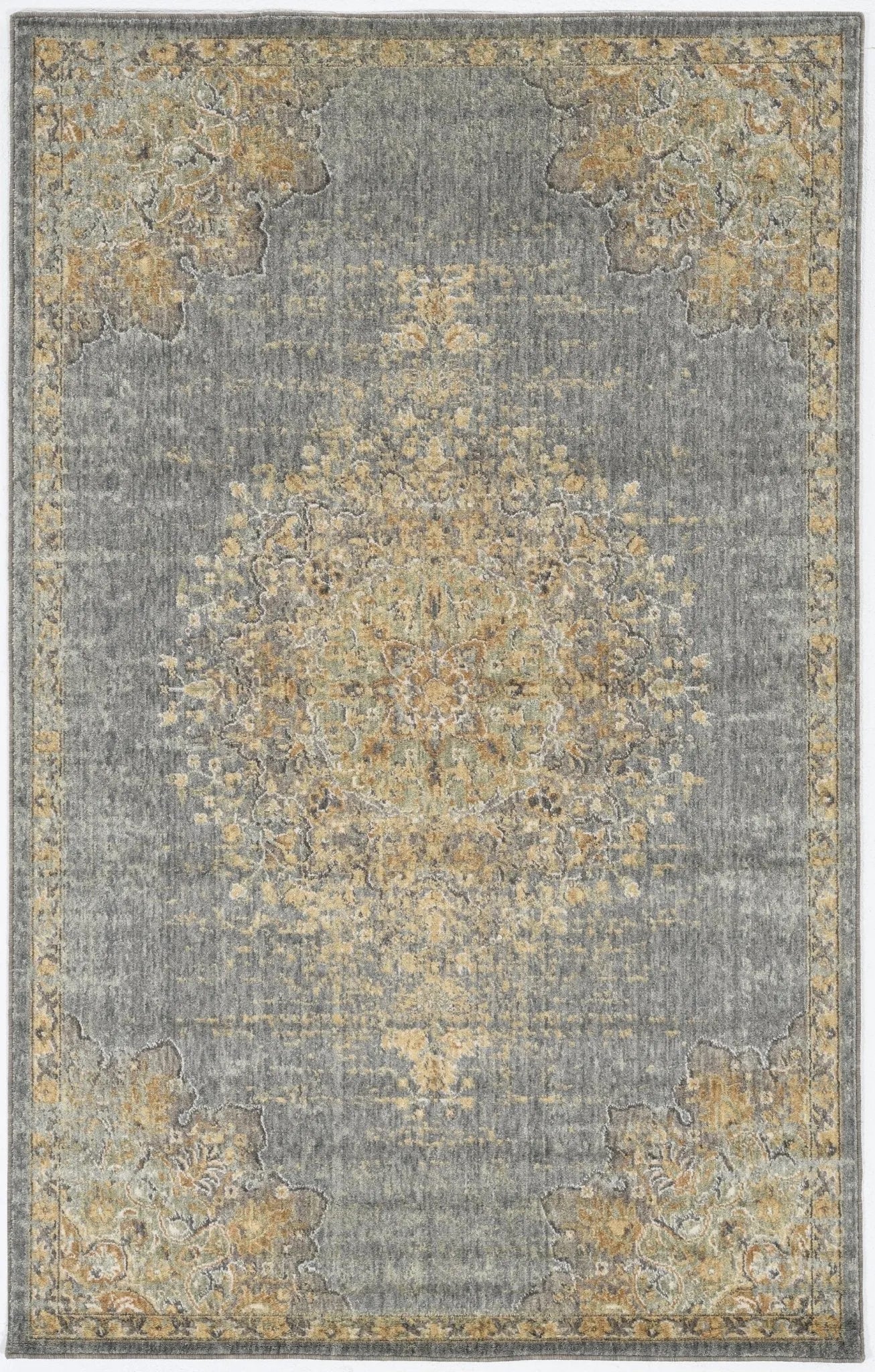 Ria 6825 Elegance Slate Grey Rug - Baconco