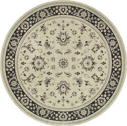 Richmond 117W Ivory / Navy Rug - Baconco