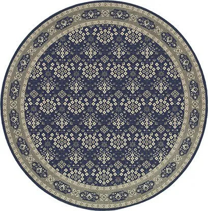 Richmond 119B Navy / Grey Rug - Baconco