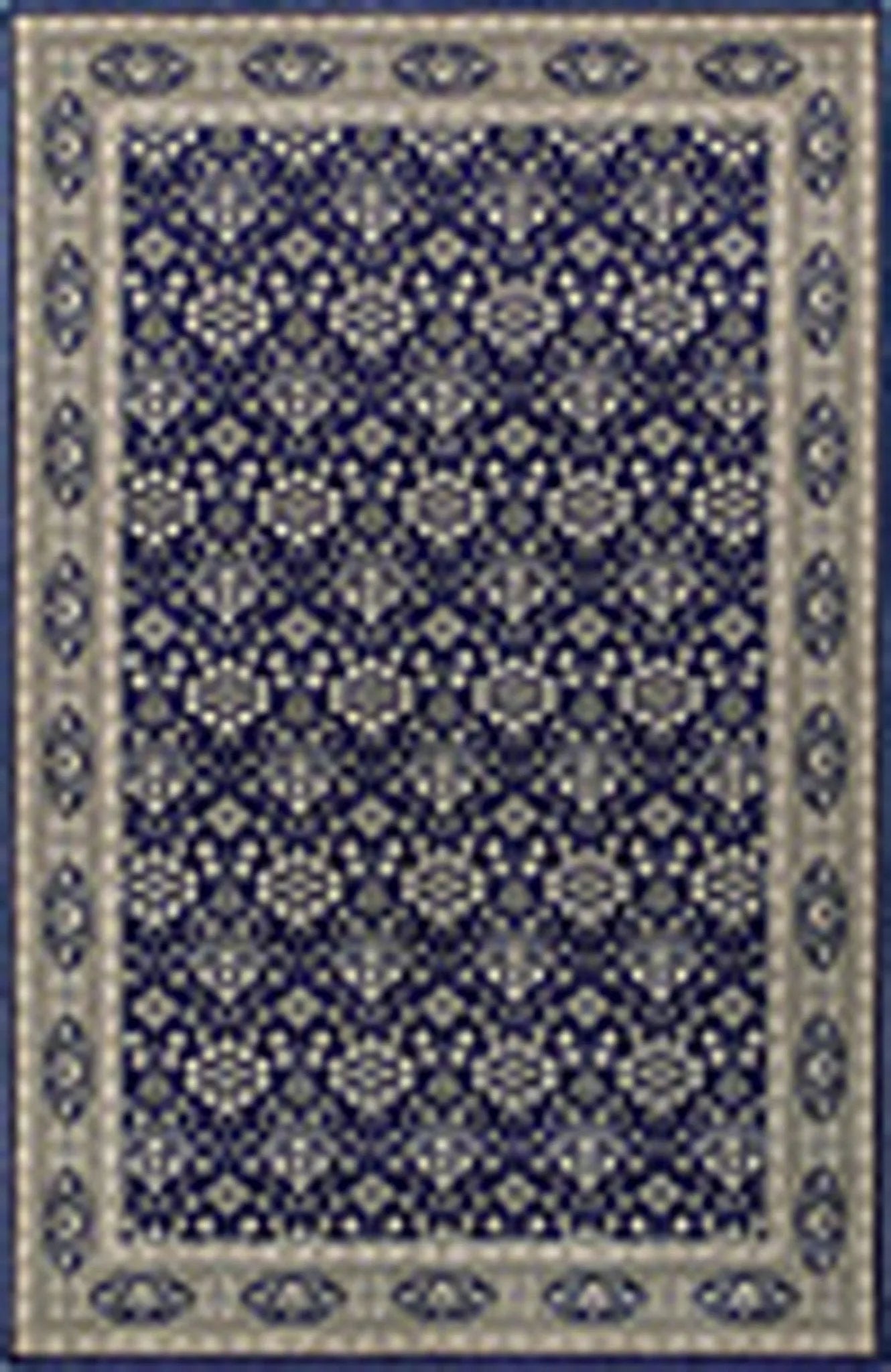 Richmond 119B Navy / Grey Rug - Baconco