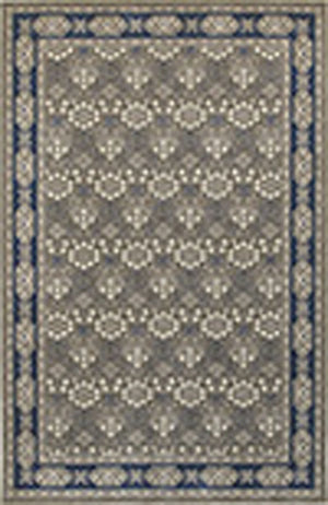 Richmond 119U Grey / Navy Rug - Baconco