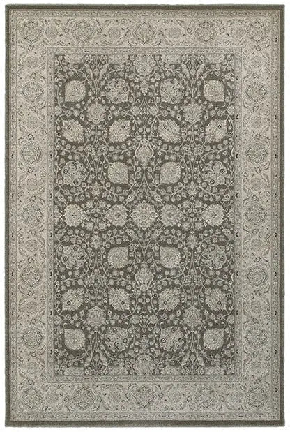 Richmond 1330U Brown / Ivory Rug - Baconco