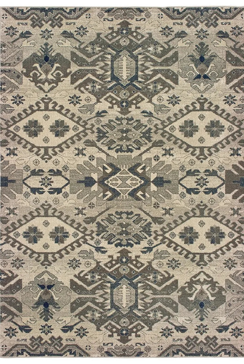 Richmond 1807J Grey Brown Rug - Baconco