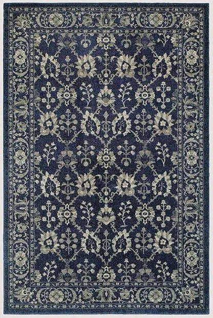 Richmond 8020K Navy / Grey Rug - Baconco