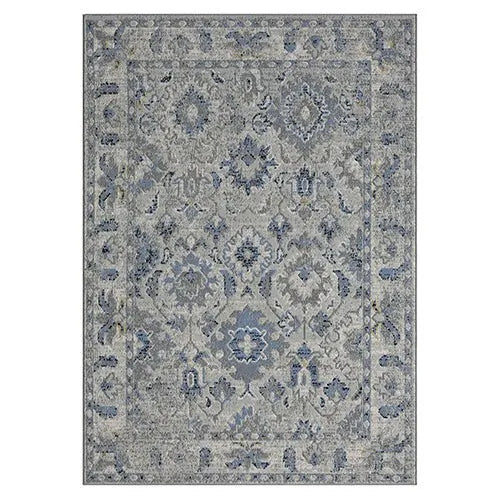 Ridgewood 82132BLE Blue/Beige Rug - Baconco