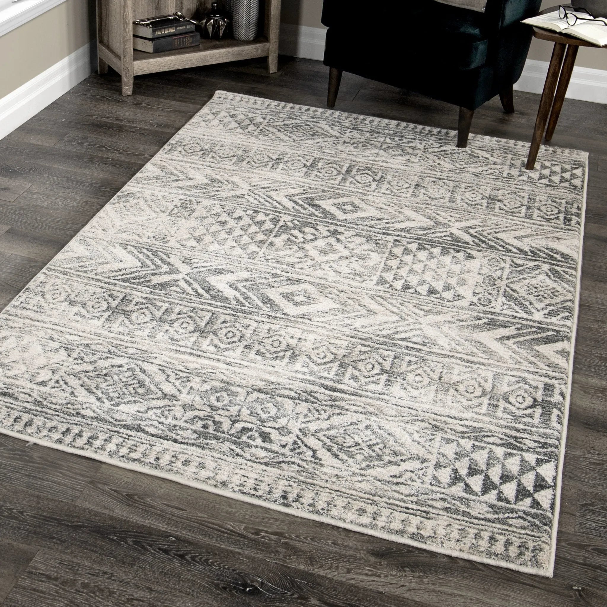 Riverstone 9011 Kuba Delight Cloud Grey Rug - Baconco