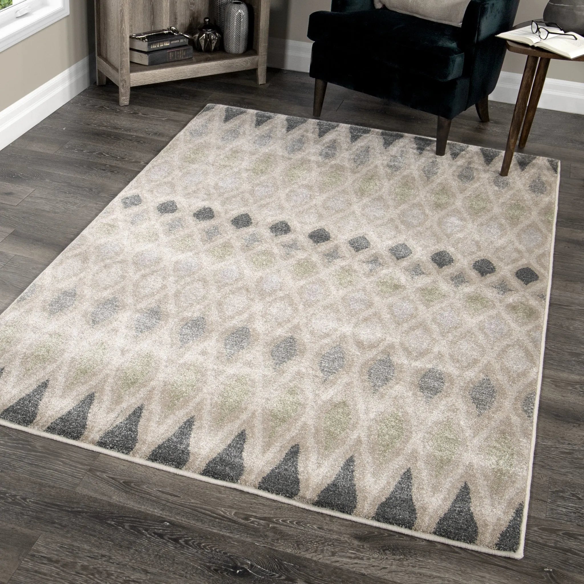 Riverstone 9012 Laveen Cloud Grey Rug - Baconco