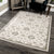 Riverstone 9013 Manor Sarouk Soft White Rug - Baconco