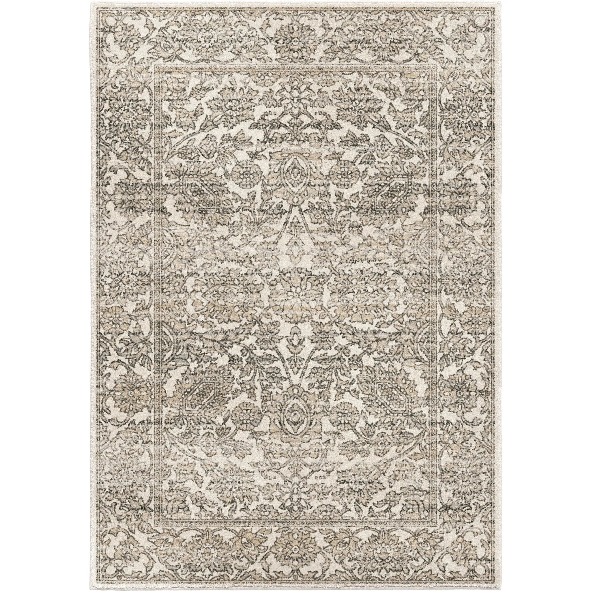 Riverstone 9018 Persian Tonal Light Grey Rug - Baconco