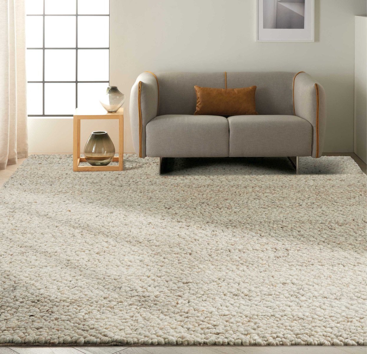 Riverstone By Calvin Klein Ck940 Grey Ivory Rug - Baconco