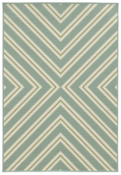 Riviera 4589A Blue/ Ivory Rug - Baconco