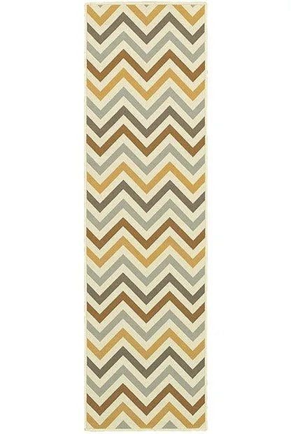 Riviera 4593A Grey/ Gold Rug - Baconco