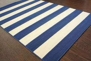 Riviera 4768F Blue/ Ivory Rug - Baconco