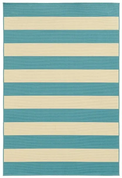 Riviera 4768G Blue/ Ivory Rug - Baconco