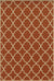 Riviera 4770D Orange/ Ivory Rug - Baconco