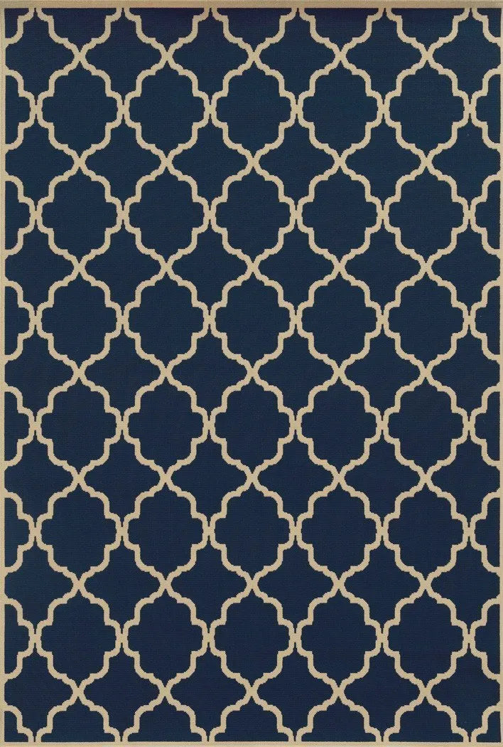 Riviera 4770L Blue/ Ivory Rug - Baconco