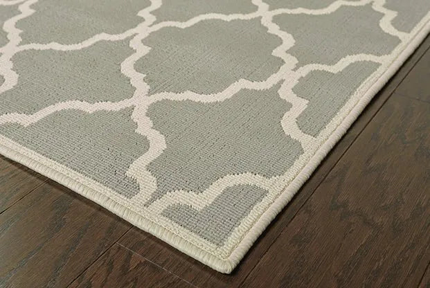 Riviera 4770Y Grey/ Ivory Rug - Baconco