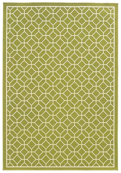 Riviera 4771B Green/ Ivory Rug - Baconco