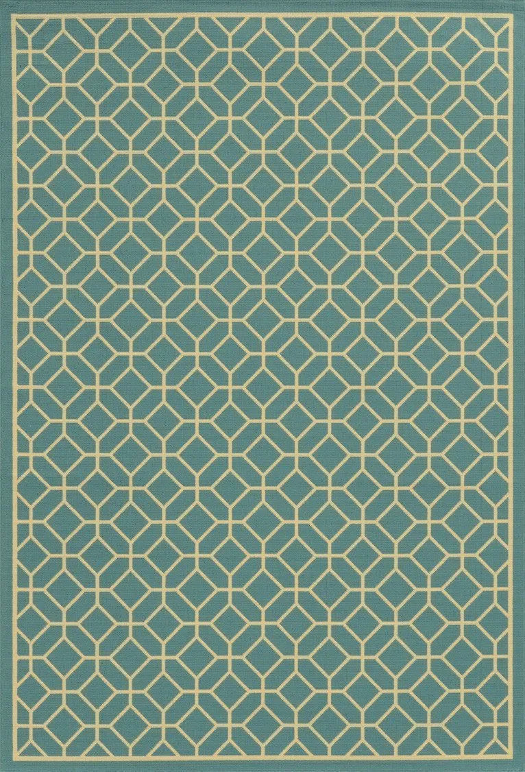 Riviera 4771E Blue/ Ivory Rug - Baconco