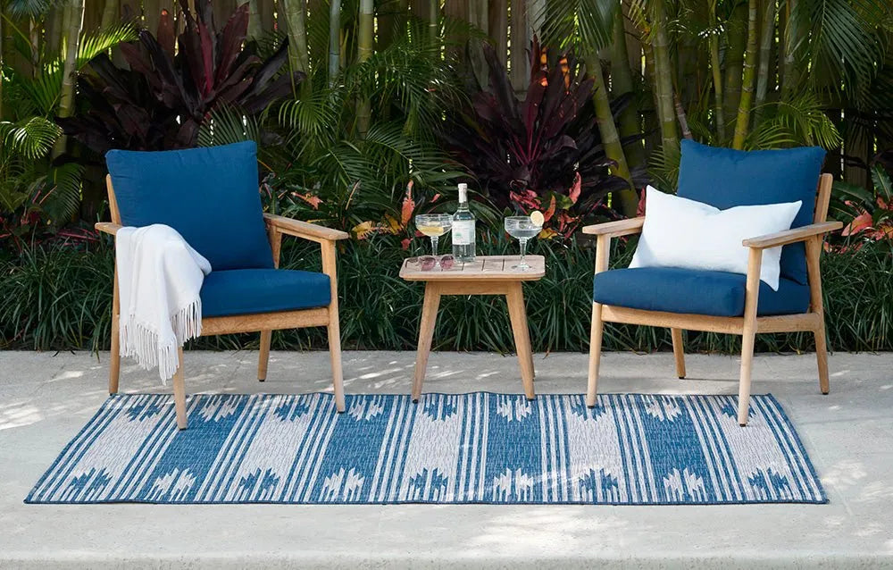 Riviera Rv-07 Blue Rug - Baconco