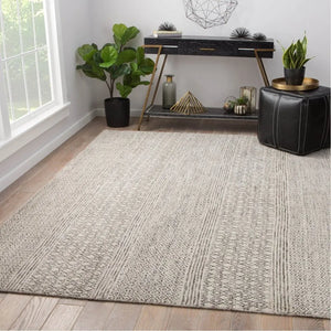 Rize Riz02 Neema Ivory/Dark Gray Rug - Baconco