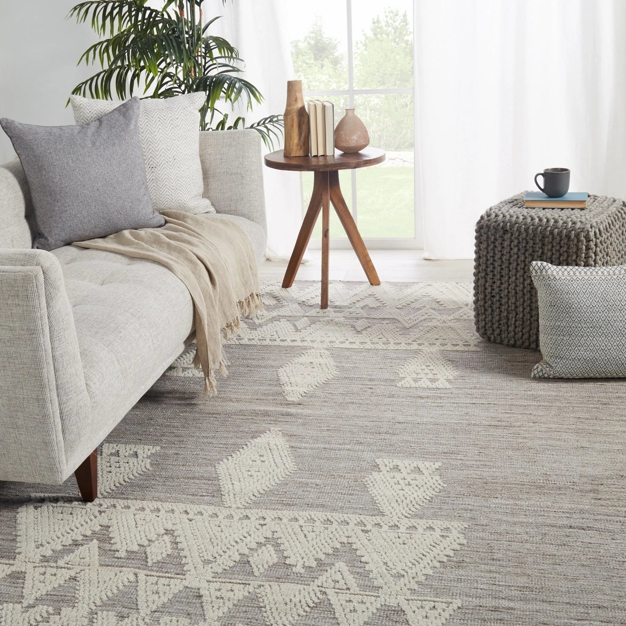 Rize Riz09 Torsby Gray/Ivory Rug - Baconco