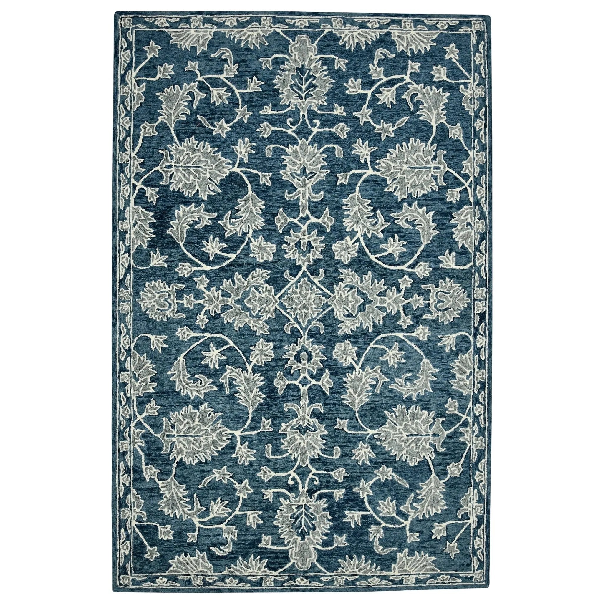 Romania ROM-4 Navy Rug - Baconco