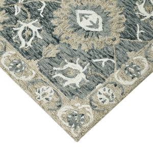 Romania ROM-7 Grey Rug - Baconco