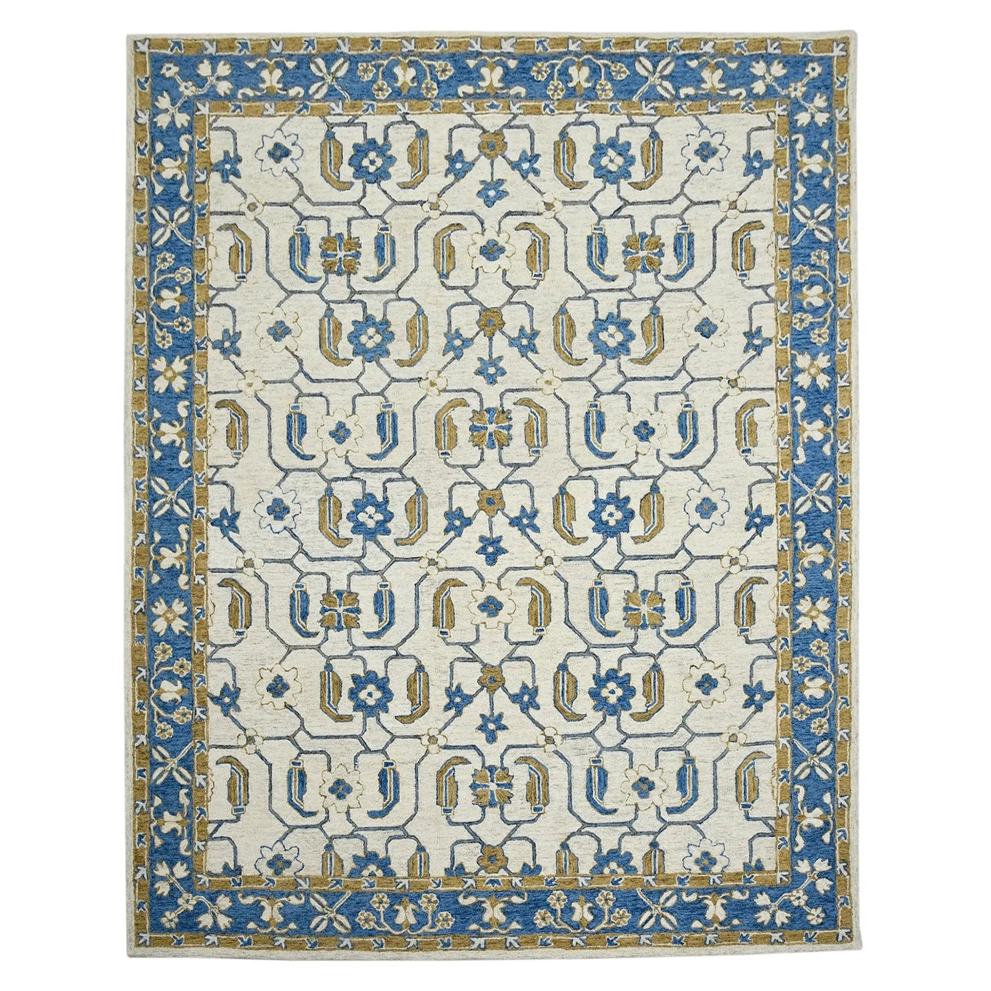 Romania ROM-8 Blue Rug - Baconco