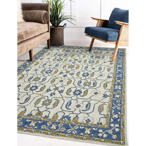 Romania ROM-8 Blue Rug - Baconco