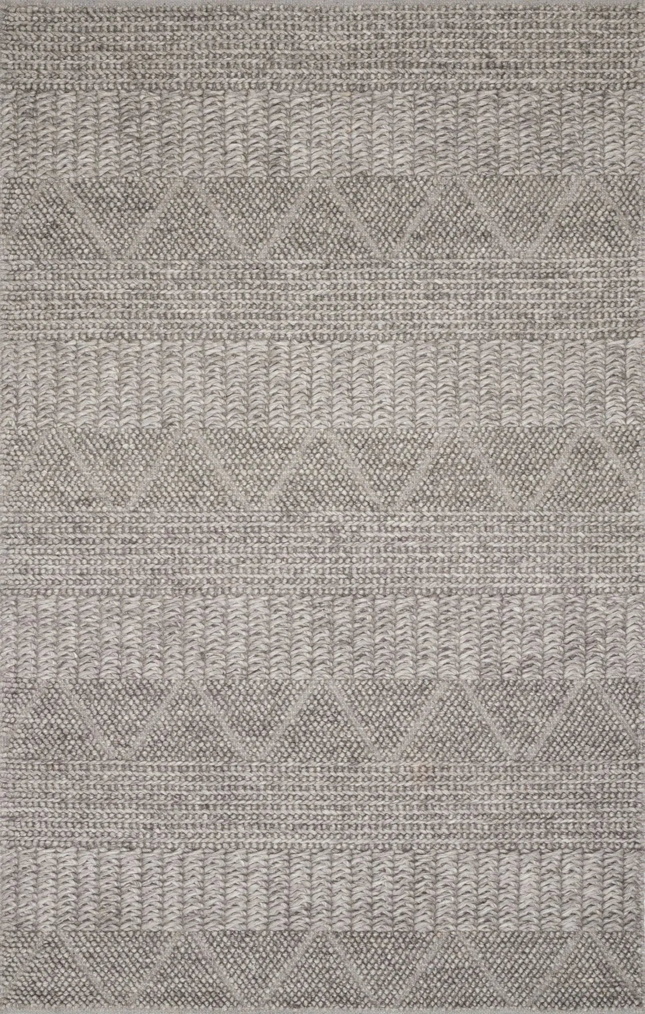 Rowan by Magnolia Home ROW-01 Ash Rug - Baconco