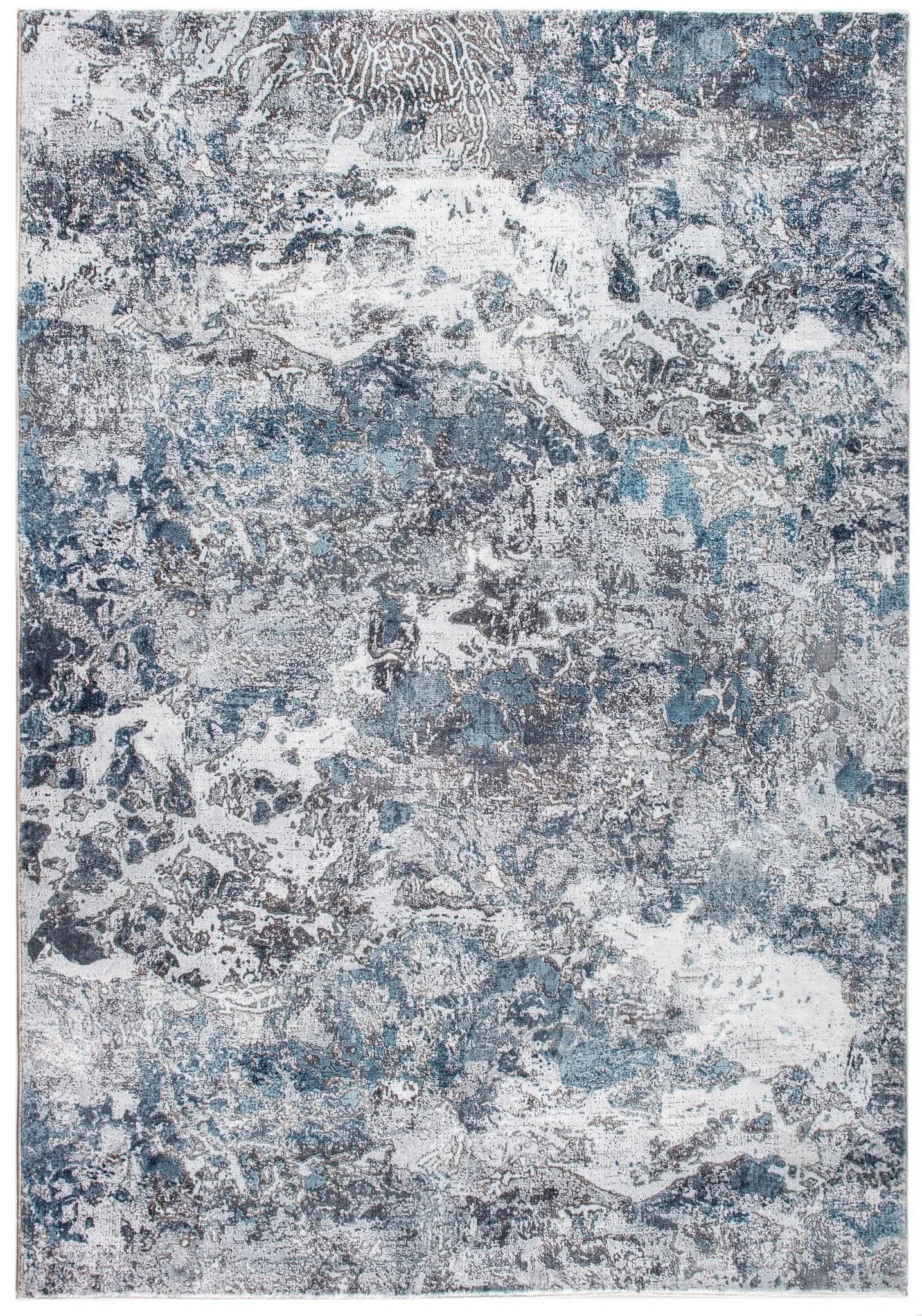 Roxy 2804 Grey/Blue Galaxy Rug - Baconco