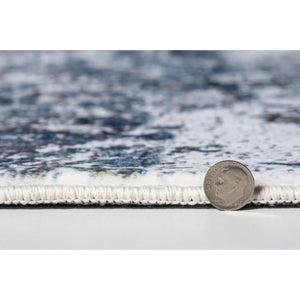 Roxy 2804 Grey/Blue Galaxy Rug - Baconco