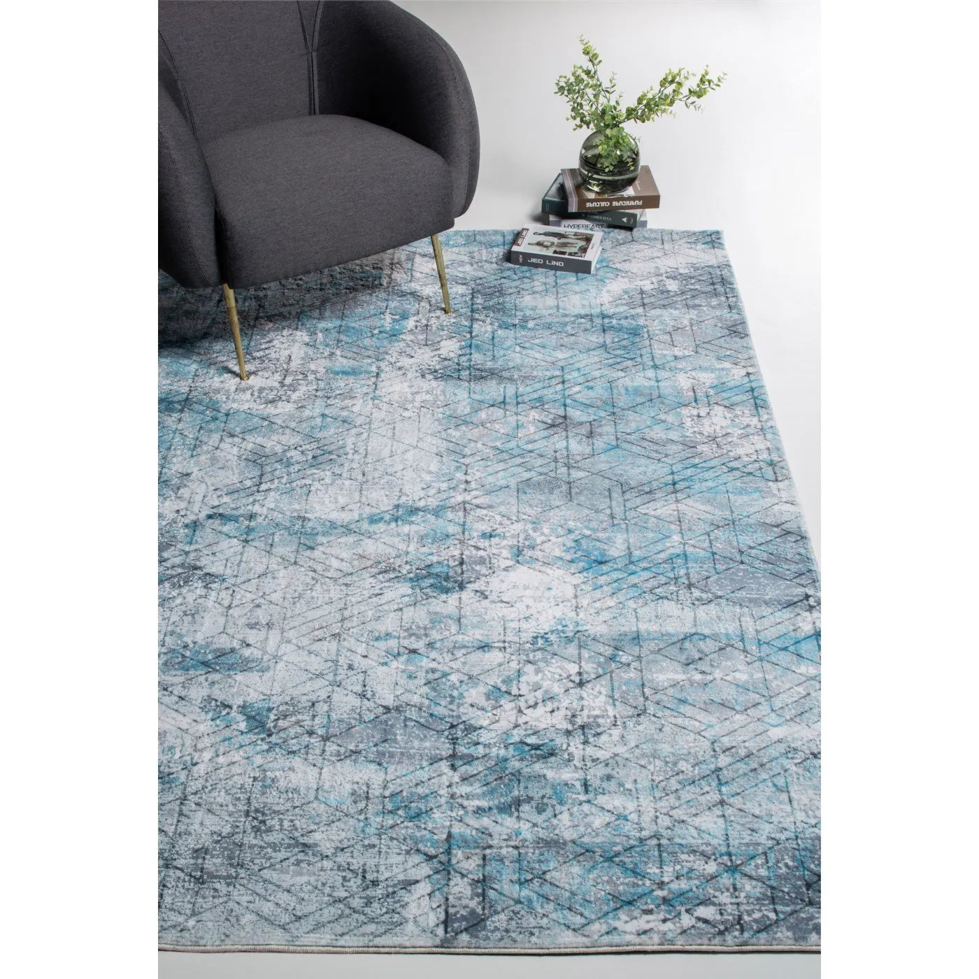 Roxy 2805 Blue/Grey Genesis Rug - Baconco