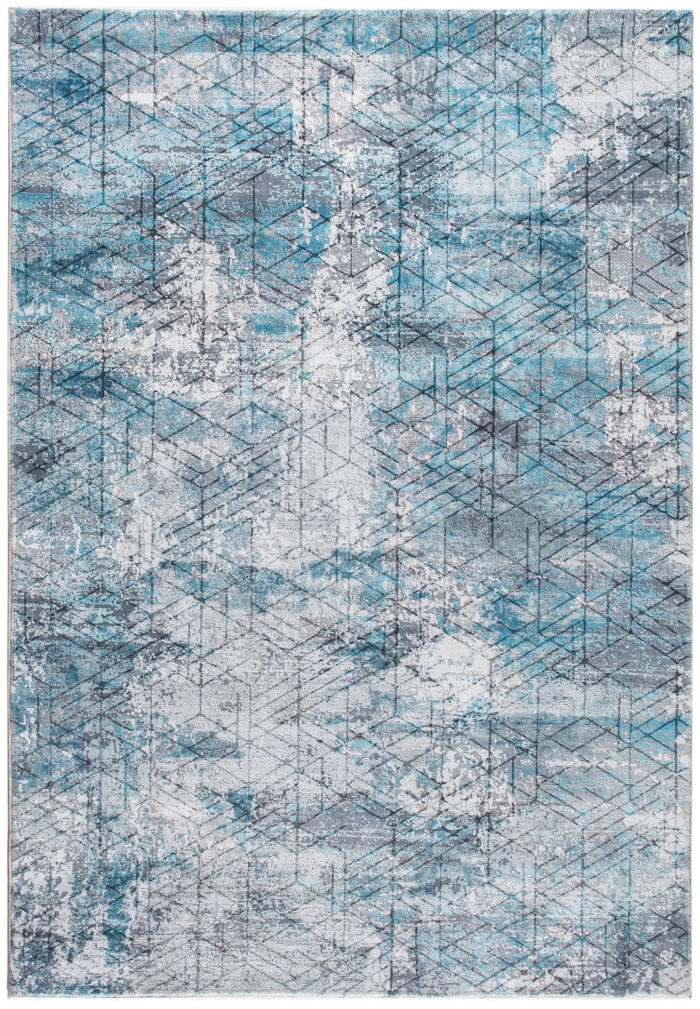 Roxy 2805 Blue/Grey Genesis Rug - Baconco