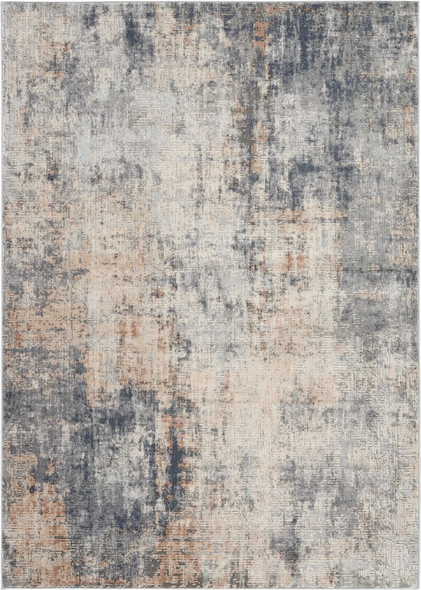 Rustic Textures RUS01 Grey/Beige Rug - Baconco