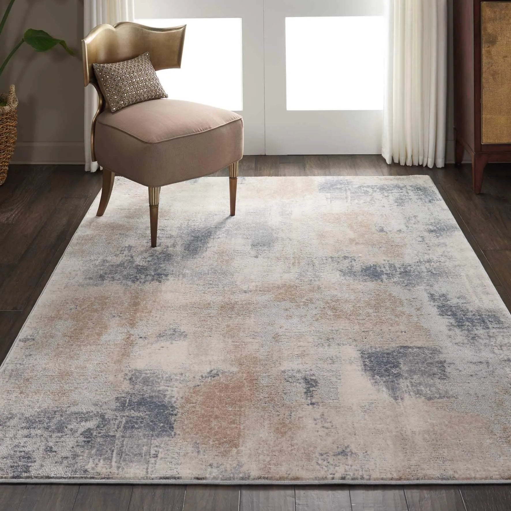 Rustic Textures RUS02 Beige/Grey Rug - Baconco