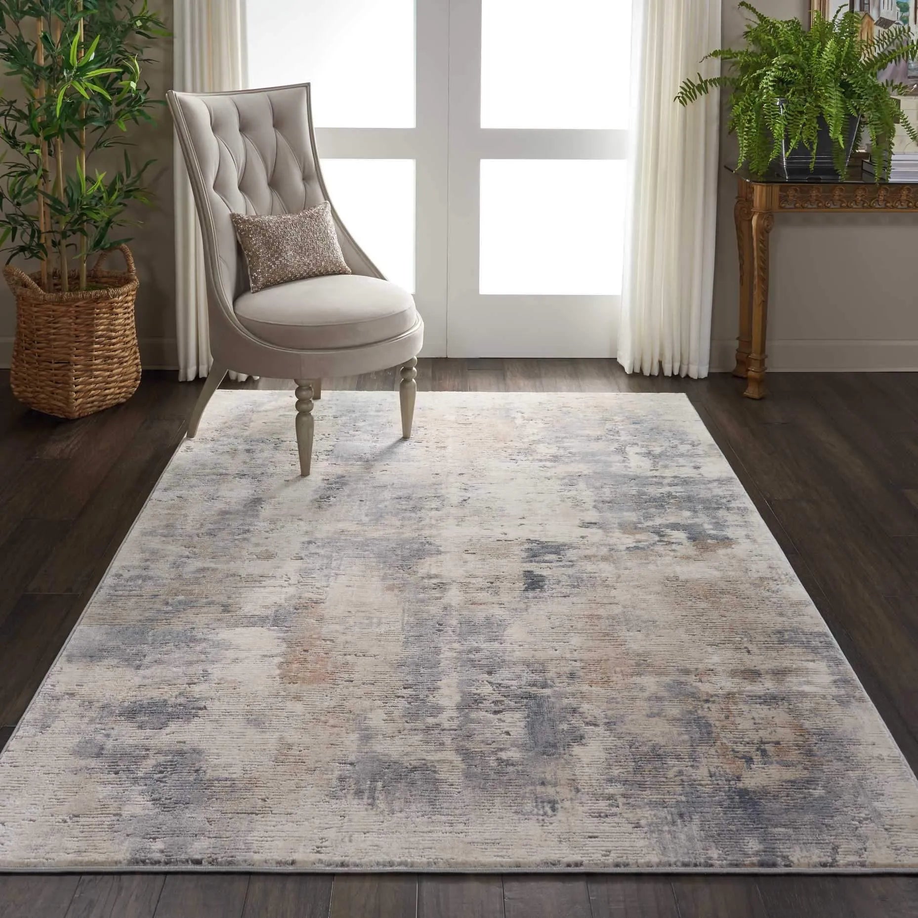 Rustic Textures RUS05 Beige/Grey Rug - Baconco