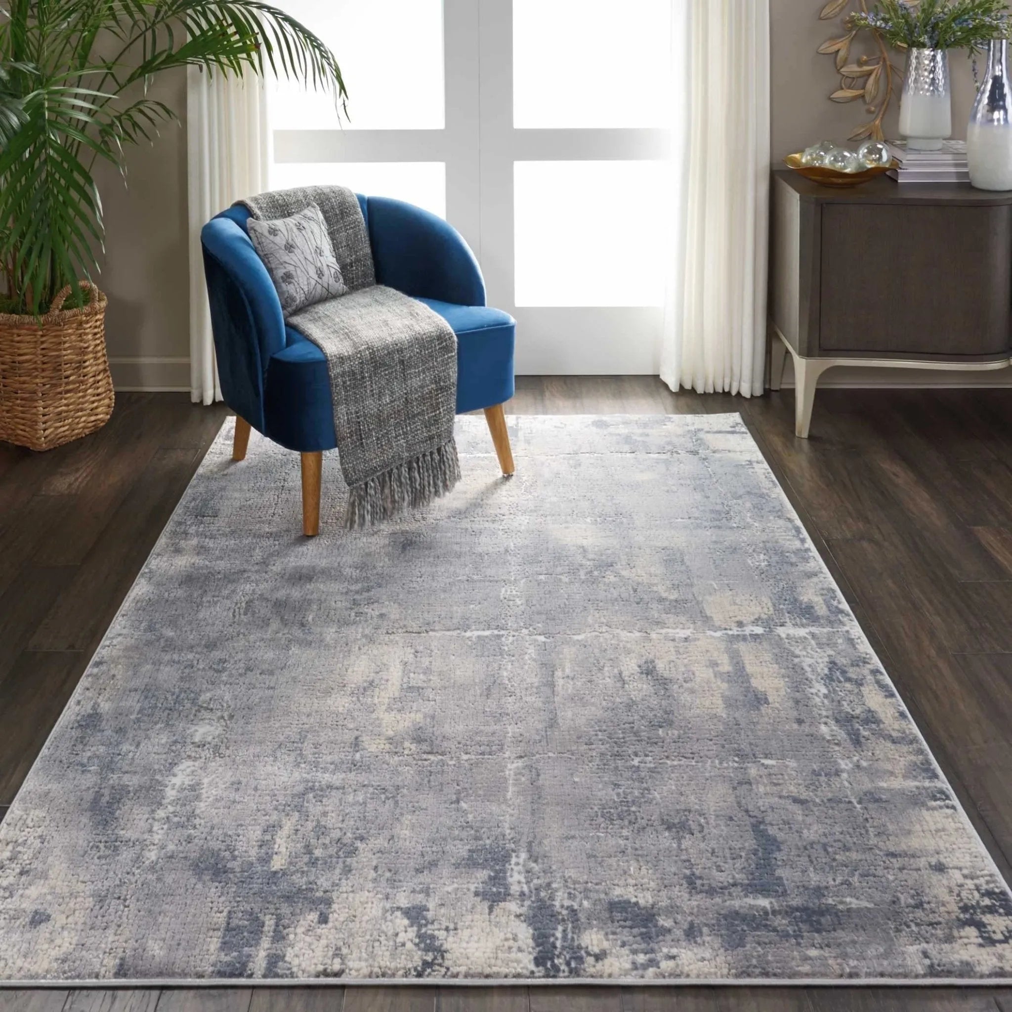 Rustic Textures RUS06 Grey/Beige Rug - Baconco