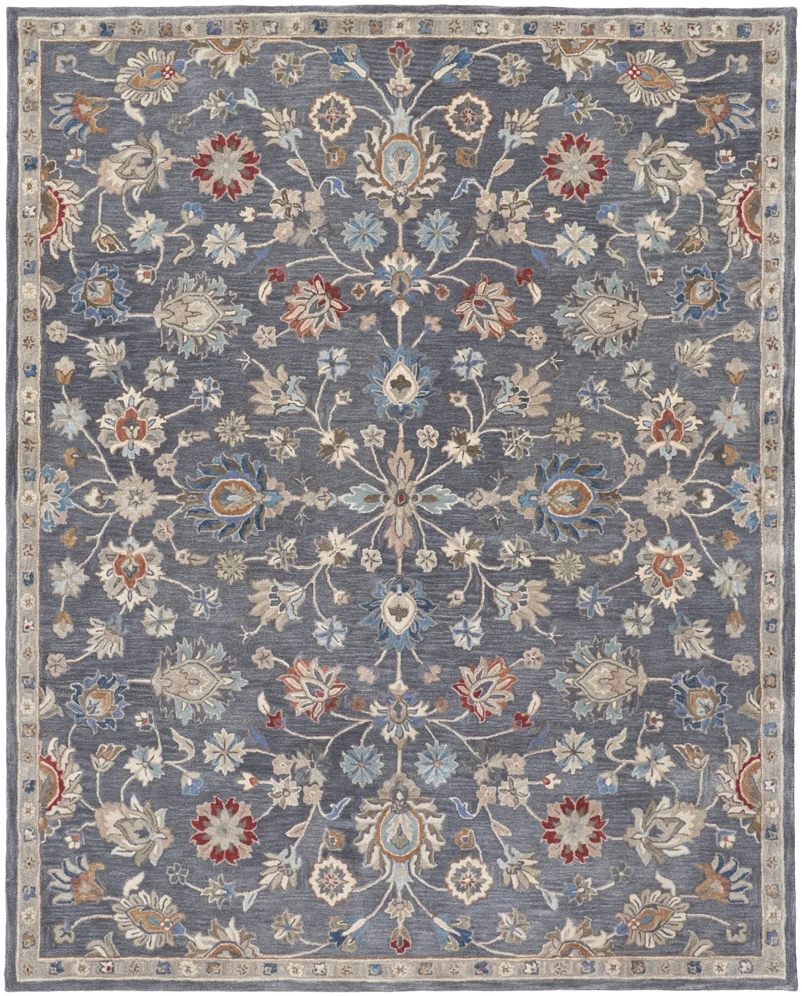 Rylan RYL8639F Grey/Ivory Rug - Baconco